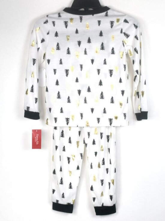 BIN Family PJs Kids 2-Piece Pajama Set Trees NWT - Picture 5 of 6